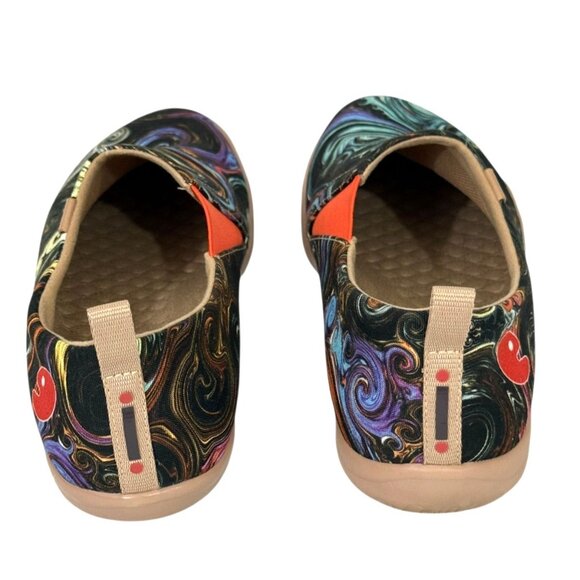 UIN Toledo Starry Night Artsy Light Canvas Slip On Shoes Comfort Womens Size 7.5 - Picture 7 of 11